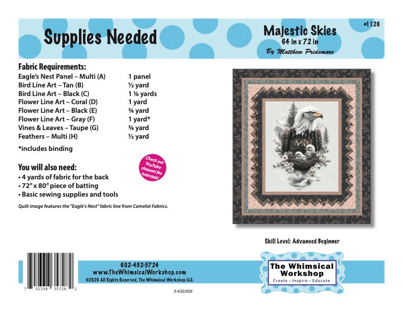 Majestic Skies Quilt Pattern
