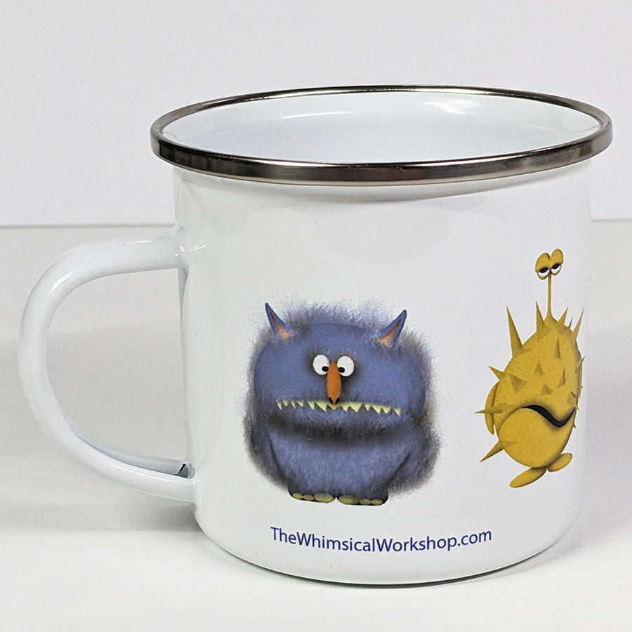 Mini Monsters 12oz Enamel Coffee Mug