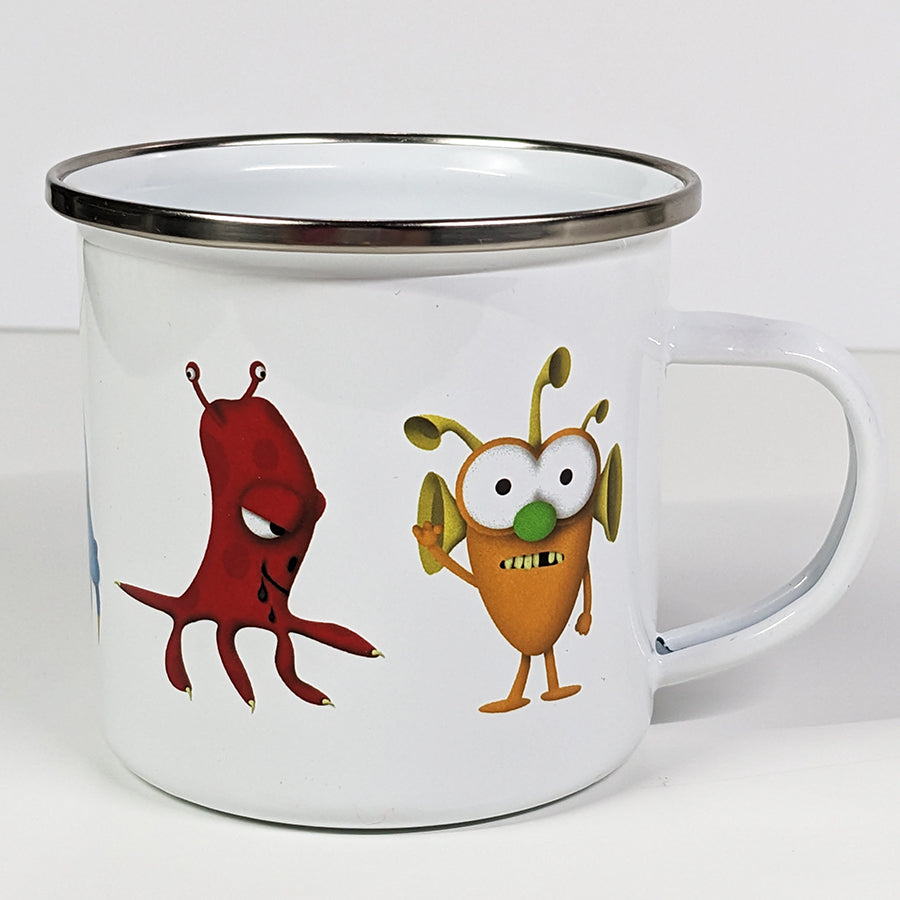 Mini Monsters 12oz Enamel Coffee Mug