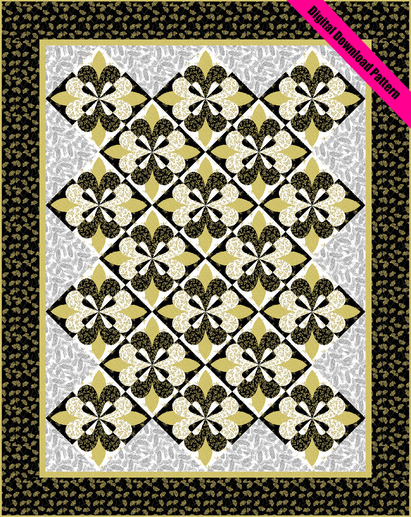 Modern Blooms Quilt Pattern