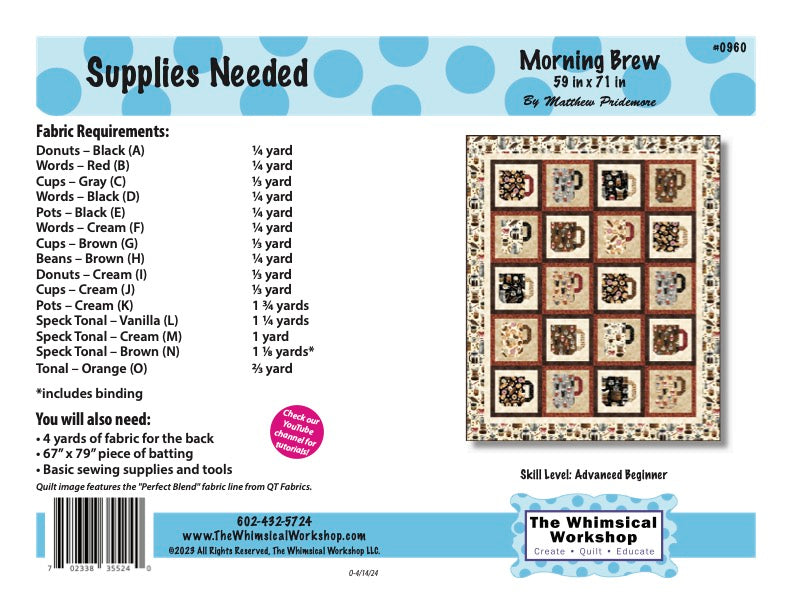 Morning Brew Quilt Pattern