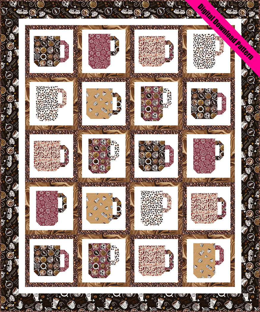 Mug Collector Quilt Pattern