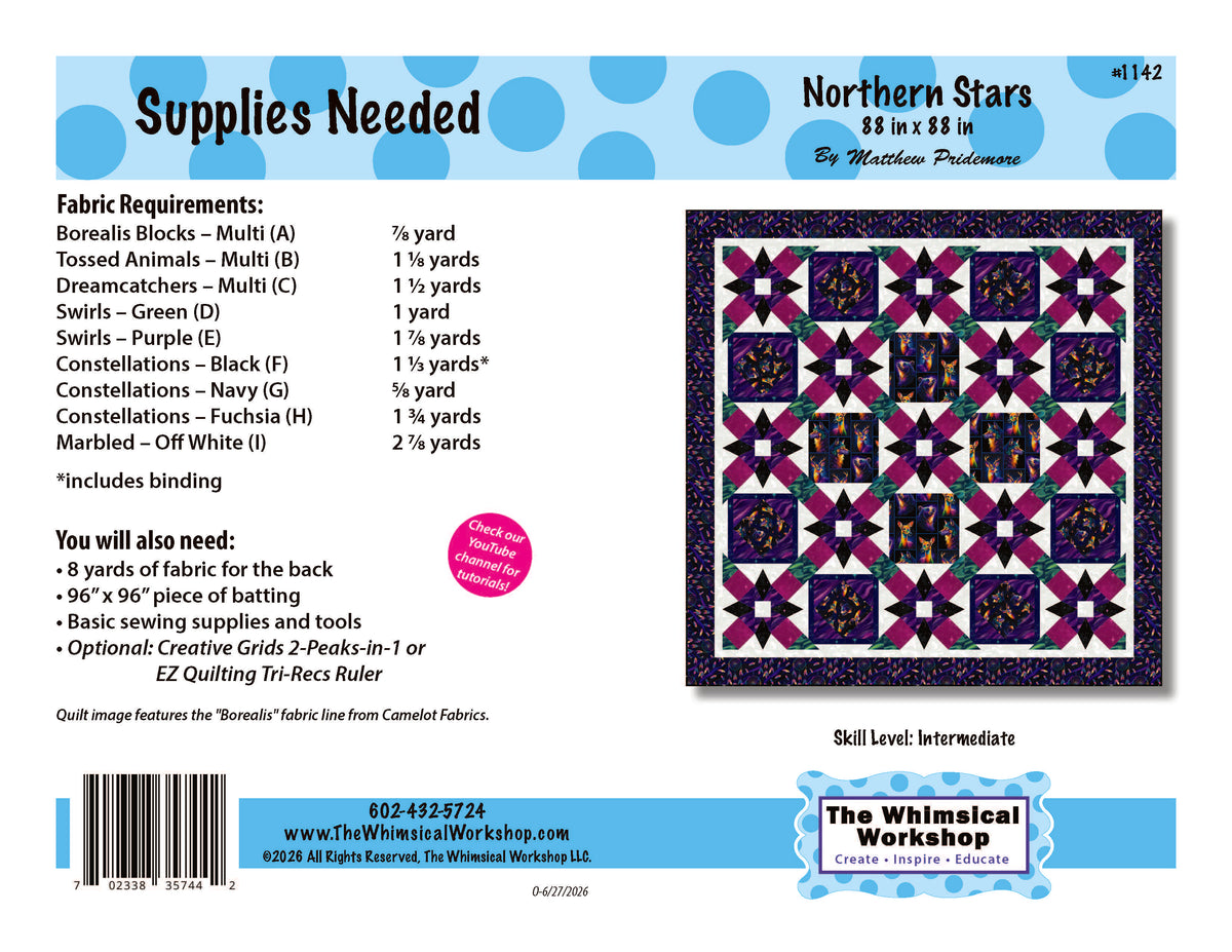 Northern Stars Quilt Pattern