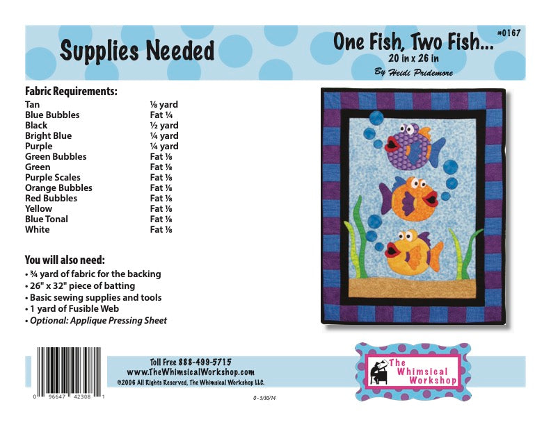 One Fish Two Fish Quilt Pattern