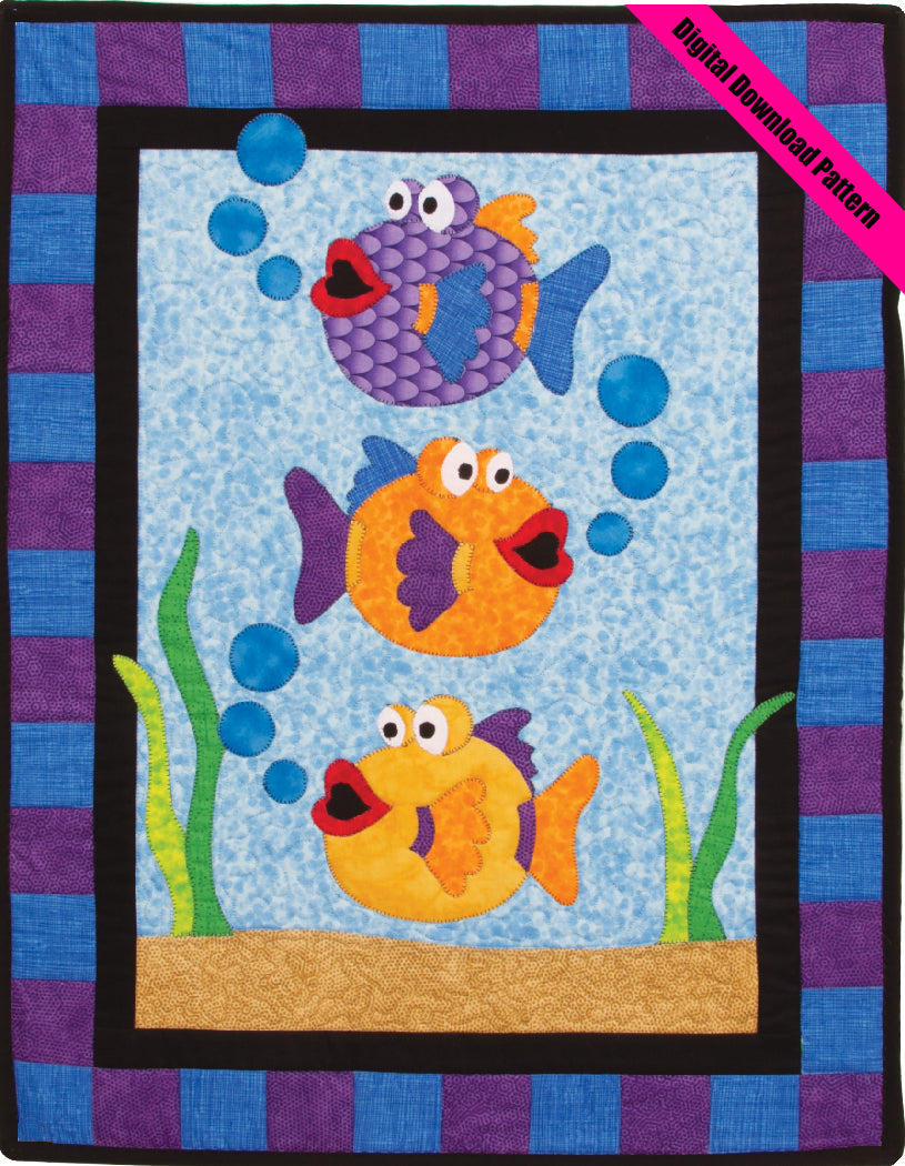 One Fish, Two Fish Quilt Pattern | The Whimsical Workshop – The