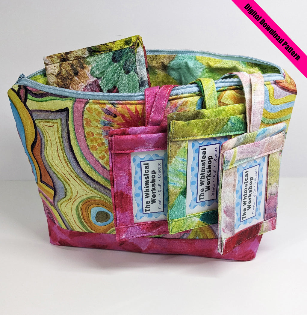 On the Go Travel Set Quilt Pattern