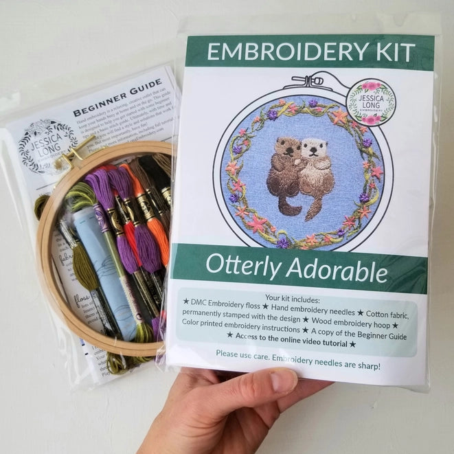 Otterly Adorable - Embroidery Kit