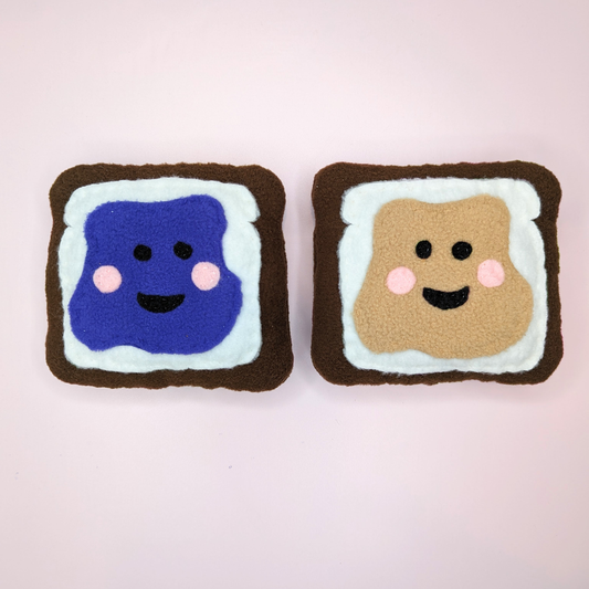 Peanut Butter and Jelly Felt Pillows Sewing Kit