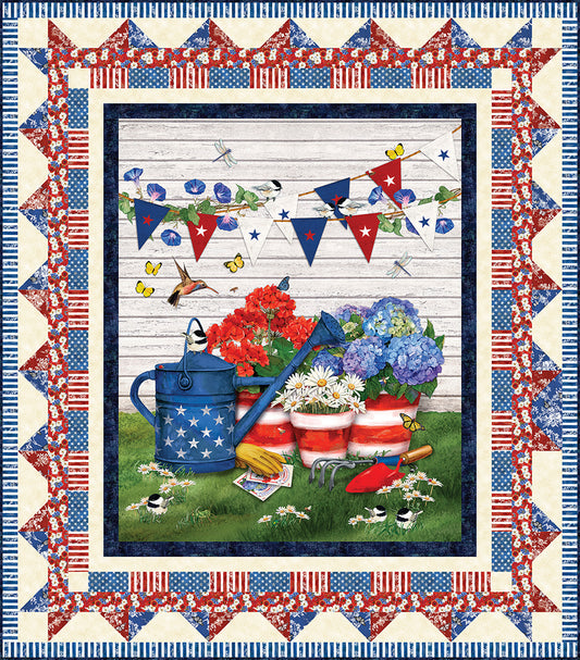 Patriotic Garden Quilt Pattern