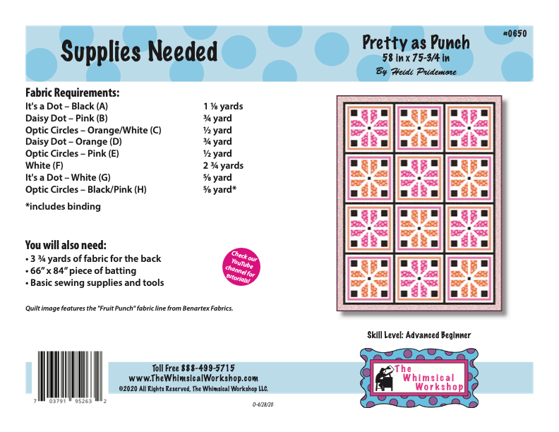 Pretty as Punch Quilt Pattern