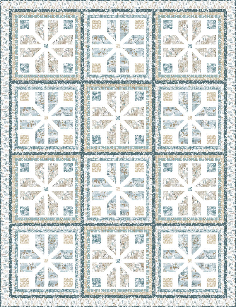 Quiet Winter Morning Pieced Quilt Pattern