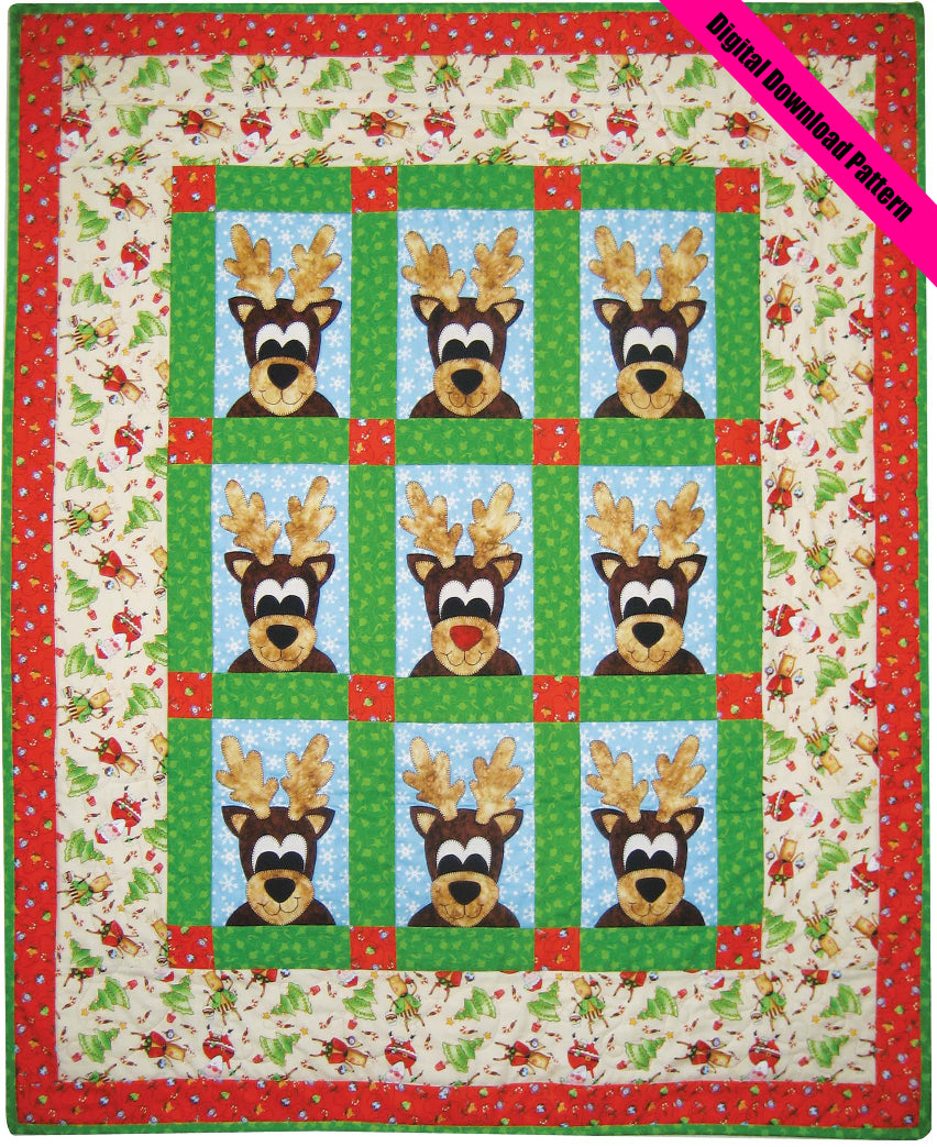 Reindeer Games Quilt Pattern