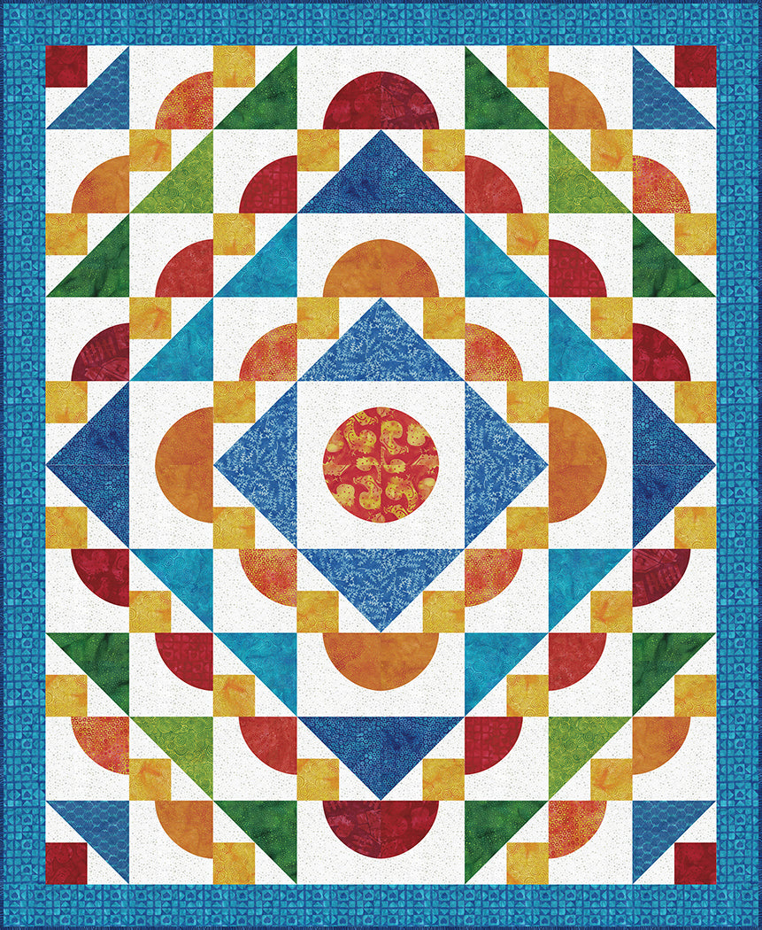 Rippling Waves Quilt Pattern