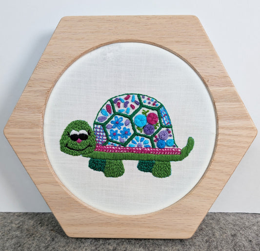 Slow and Steady Hand Embroidery Kit