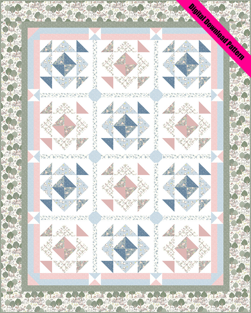 Snuggles in the Meadow Quilt Pattern