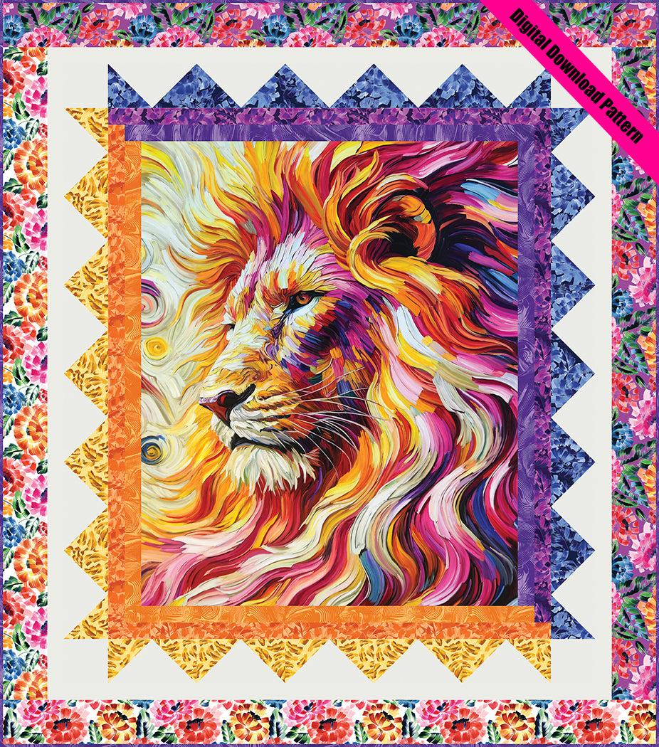 Spectrum Roar Quilt Pattern