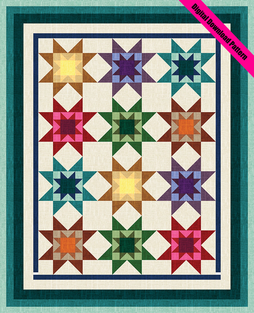 Spectrum of Color Quilt Pattern