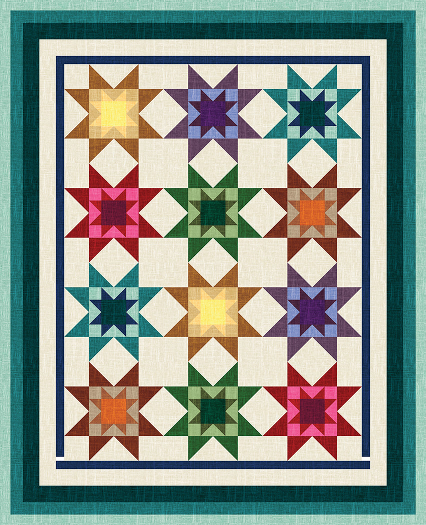 Spectrum of Color Quilt Pattern