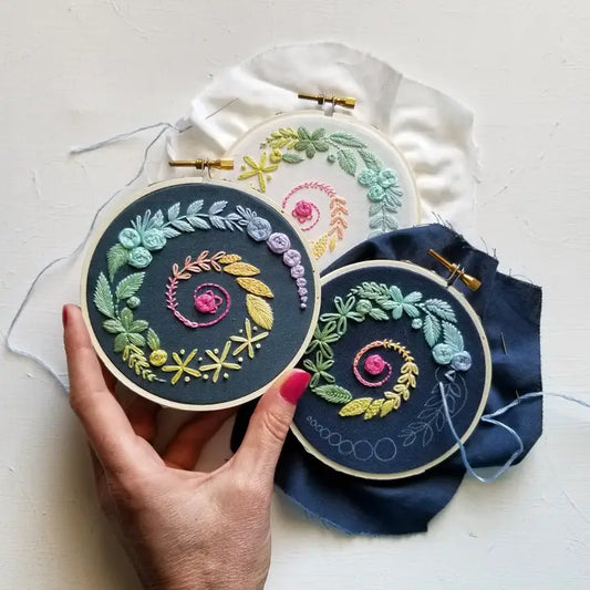 Spiral Sampler - Embroidery Kit