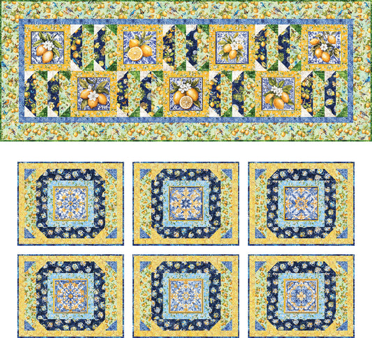 Splash of Lemon Table Set Quilt Pattern