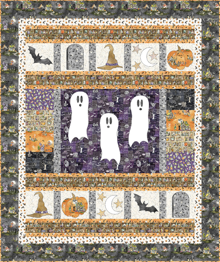 Spooks & Spells Quilt Pattern by Matthew Pridemore | Witch’s Tale by ...
