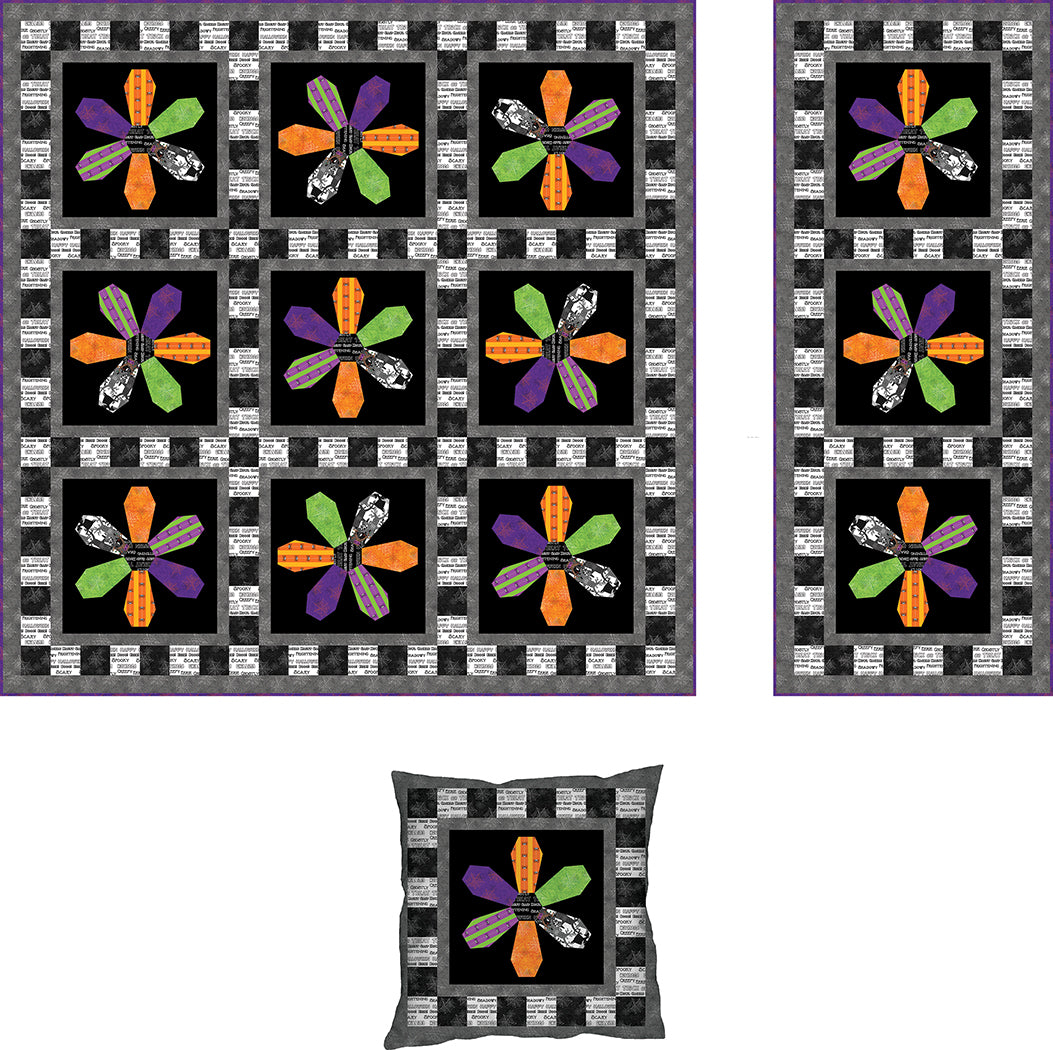 Spooky Blooms Quilt Pattern