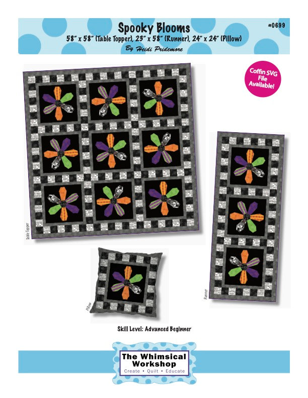 Spooky Blooms Quilt Pattern