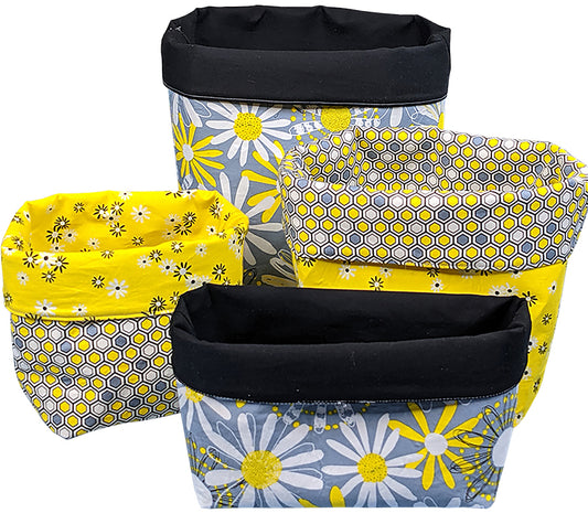 Stacking Fabric Baskets Quilt Pattern