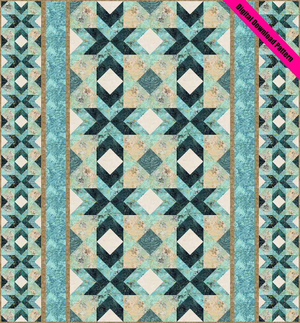 Starfish in the Sand Quilt Pattern