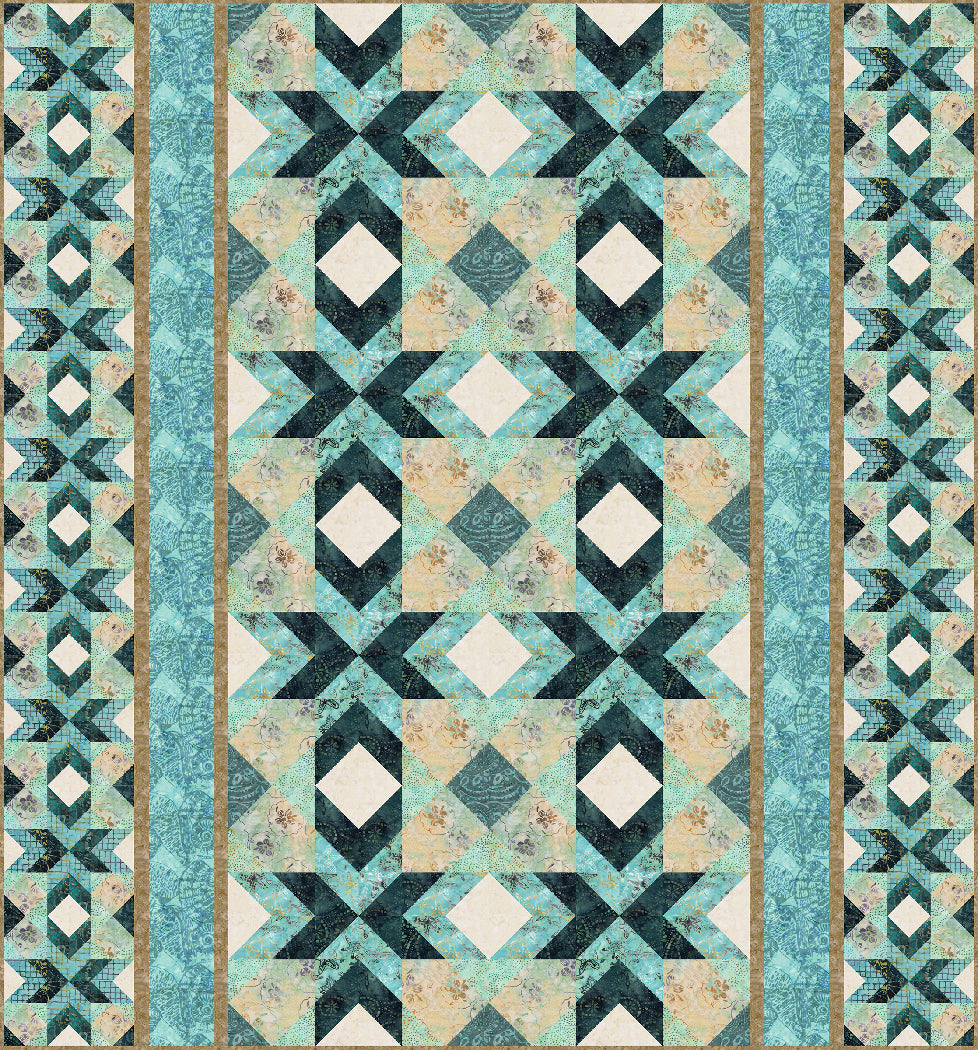 Starfish in the Sand Quilt Pattern
