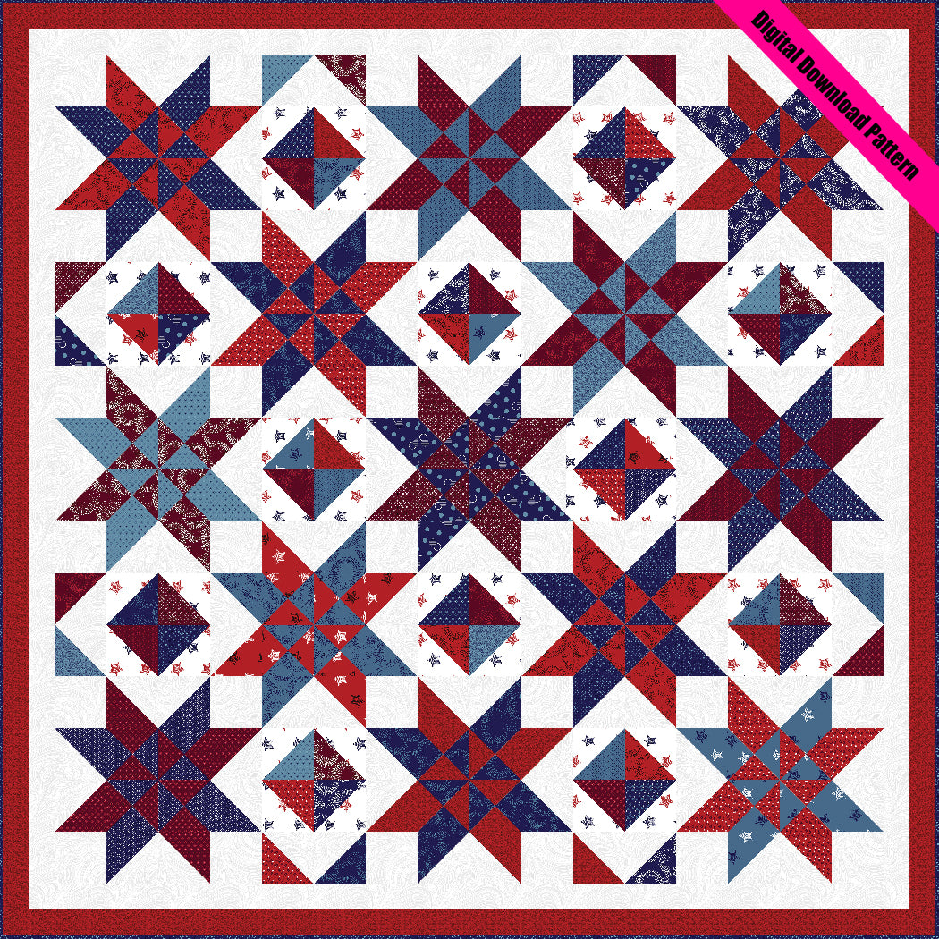 Stars of Liberty Quilt Pattern