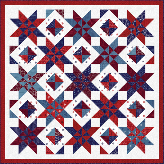 Stars of Liberty Quilt Pattern
