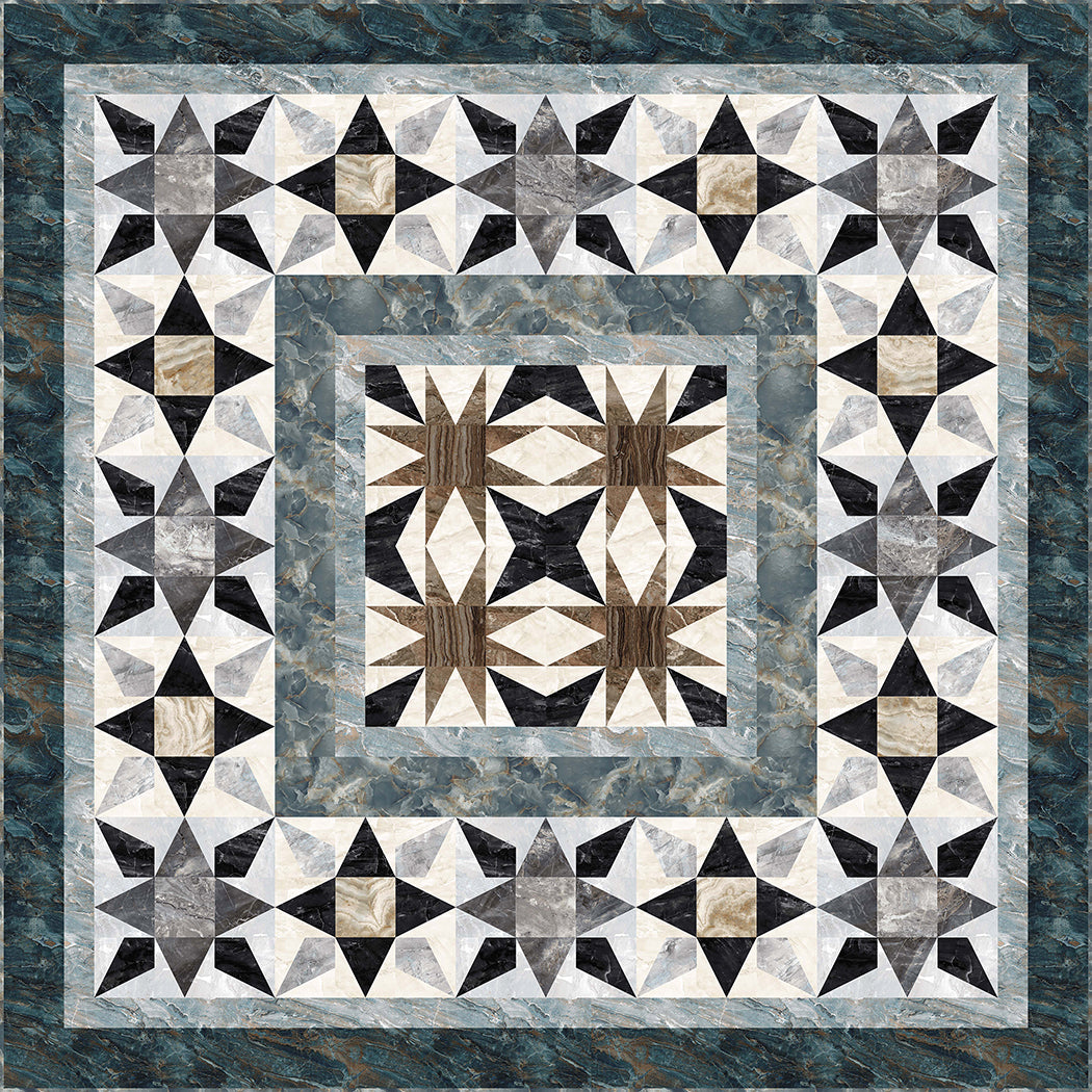 Stone Points Quilt Pattern