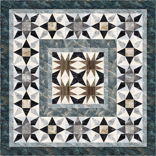 Stone Points Quilt Pattern