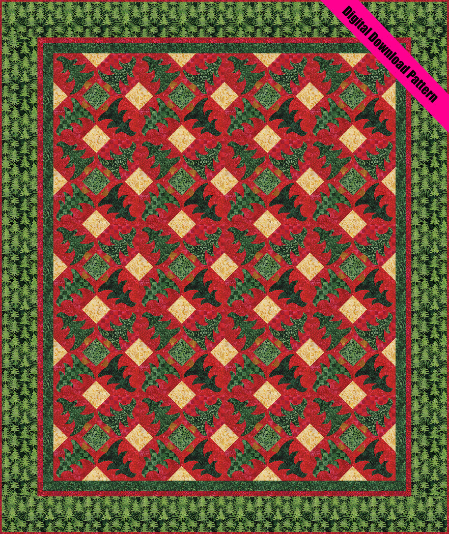 Twirling Trees Quilt Pattern