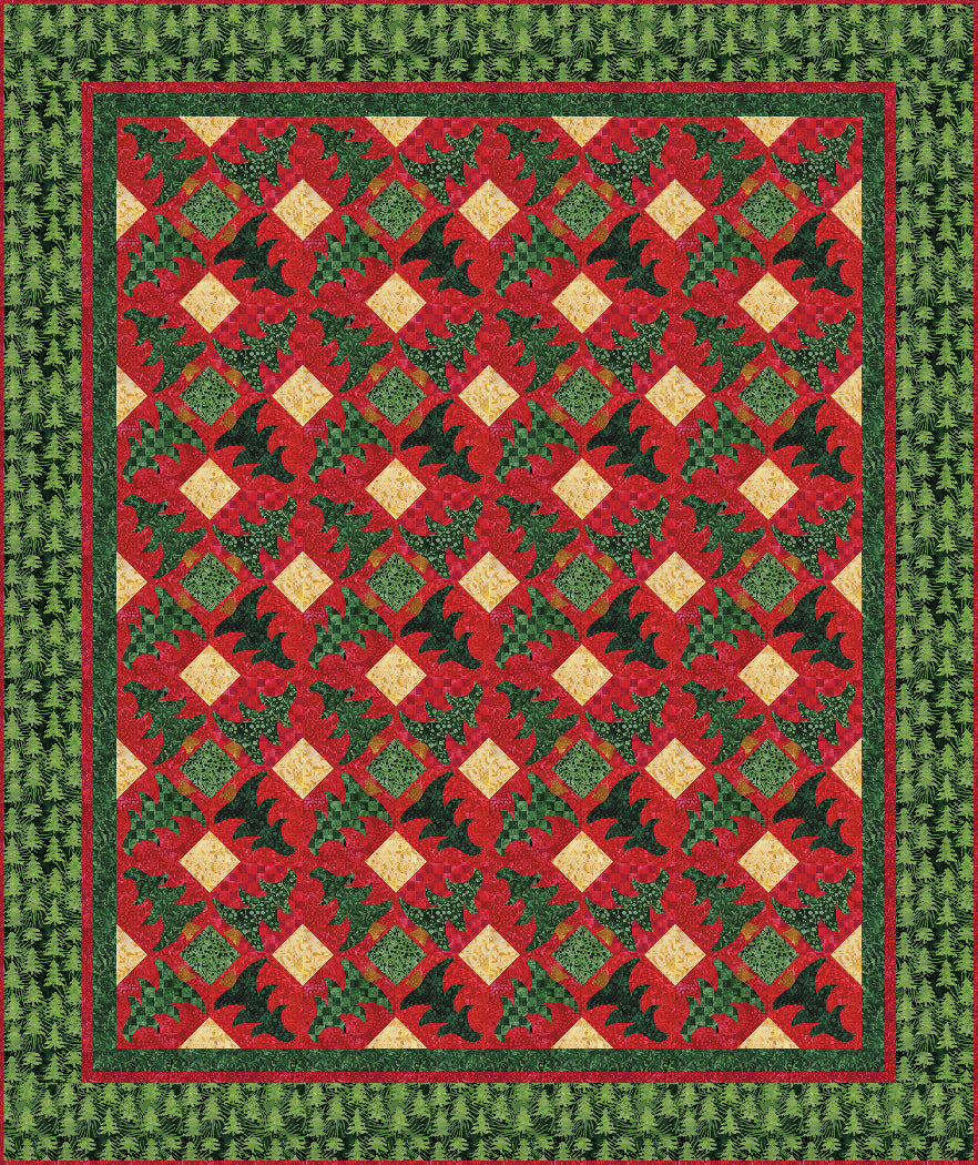 Twirling Trees Quilt Pattern