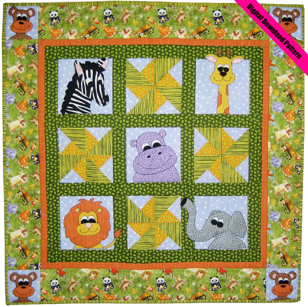 Welcome to the Jungle Quilt Pattern