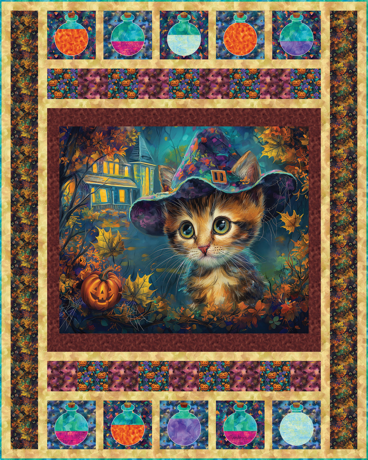 Whisker's Potions Quilt Pattern