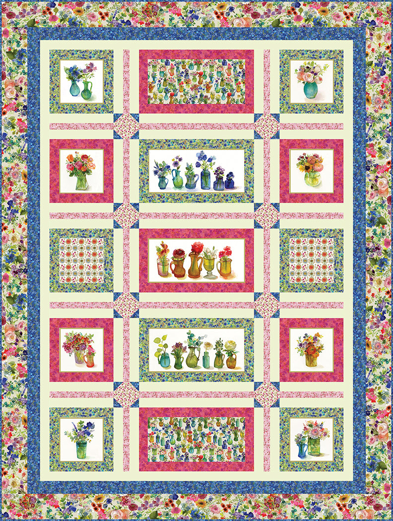 Window Blooms Quilt Pattern