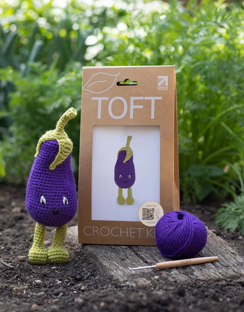 Baby Eggplant - Crochet Kit