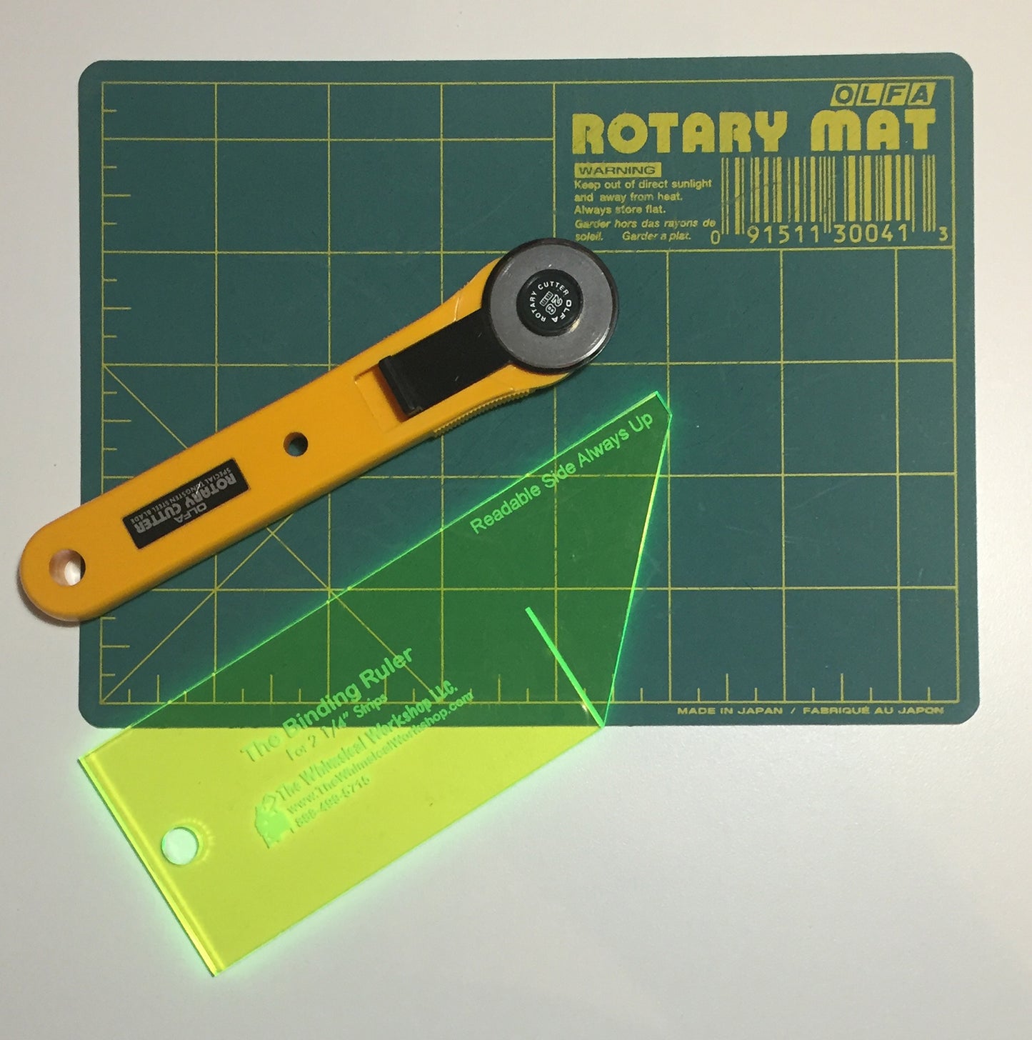 Ruler for cutting Binding Tool