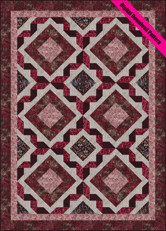 Batik Ribbon Twist - Digital Download Pattern