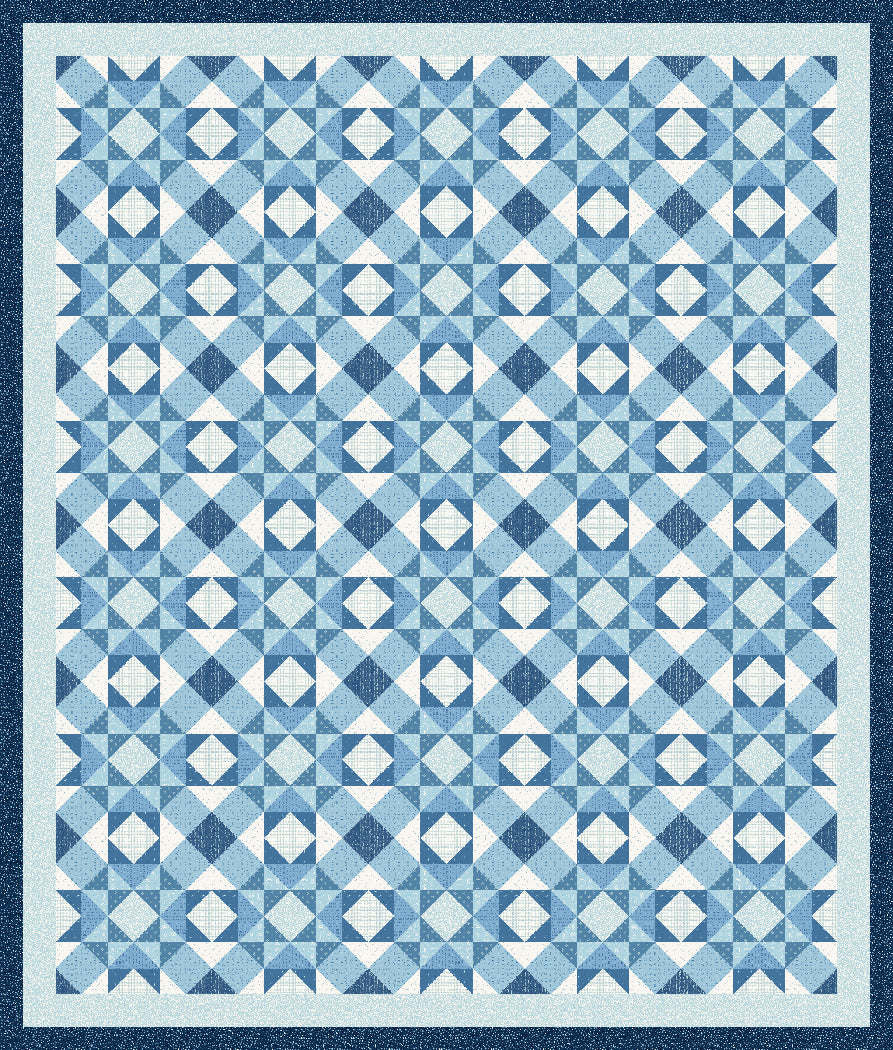 Blue Lattice - Pattern