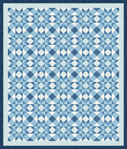 Blue Lattice - Pattern