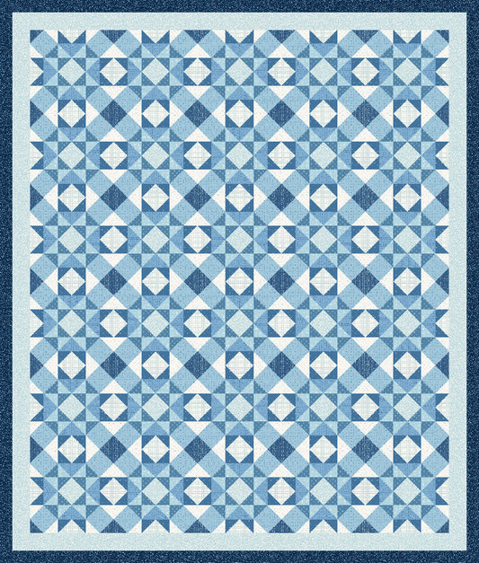 Blue Lattice - Pattern