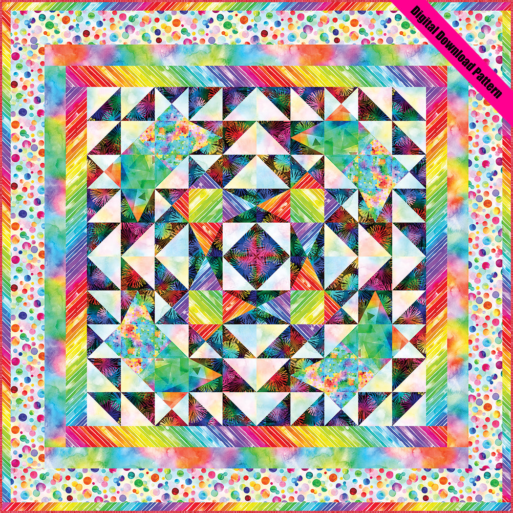 Burst of Color - Digital Download Pattern