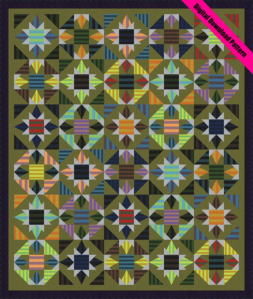 Burst of Stars - Digital Download Pattern
