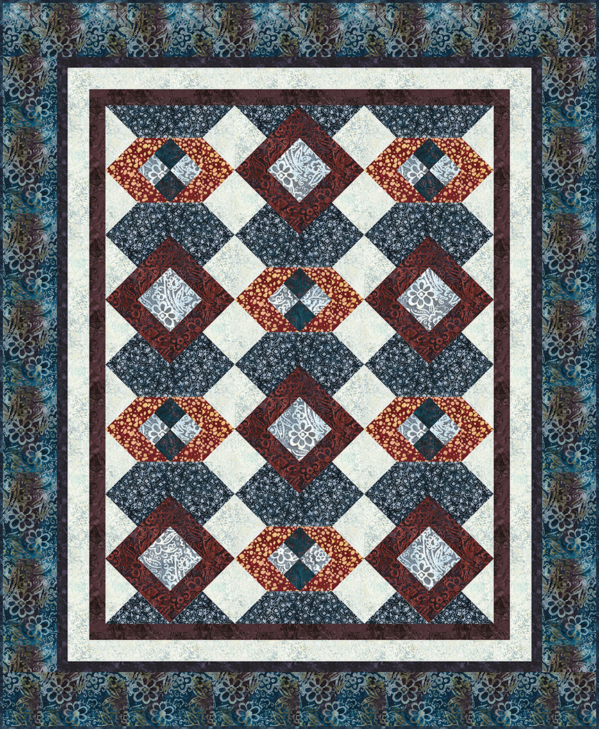 Indigo & Copper - Pattern