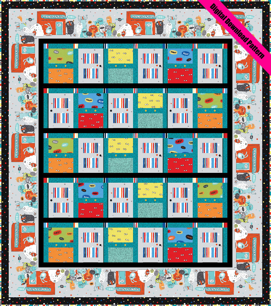 Monsters in the Closet - Digital Download Pattern
