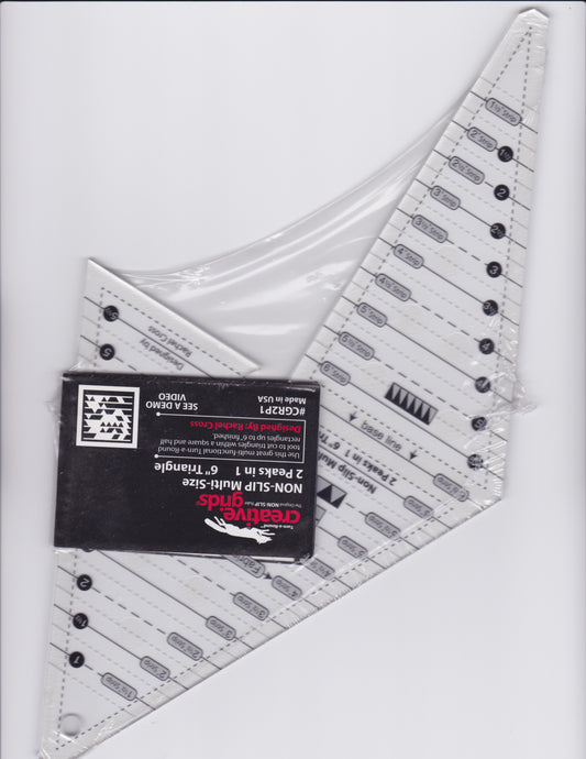 Creative Grids 2 Peaks in 1 Triangle Ruler